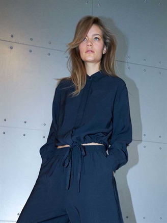 Lollys Laundry Tobago Shirt Dark Navy